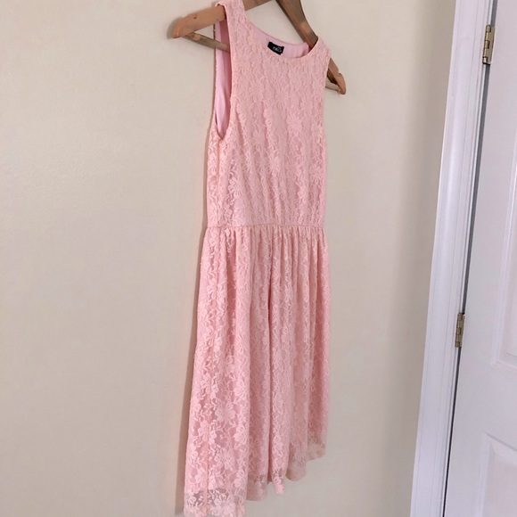 Vintage y2k Rue 21 Pink Lace Mini Dress Women’s Size Small - Picture 2 of 9
